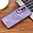 Soft Silicone Gel Leather Snap On Case Cover YZ2 for Oppo Reno10 Pro+ Plus 5G Clove Purple