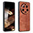 Soft Silicone Gel Leather Snap On Case Cover YZ2 for Xiaomi Mi 13 Ultra 5G Brown