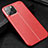 Soft Silicone Gel Leather Snap On Case Cover Z01 for Apple iPhone 14 Pro Max Red