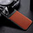 Soft Silicone Gel Leather Snap On Case Cover Z01 for Huawei P40 Lite Brown