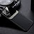 Soft Silicone Gel Leather Snap On Case Cover Z02 for Apple iPhone 16 Pro Max Black