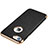 Soft Silicone Gel Leather Snap On Case for Apple iPhone 7 Black