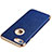 Soft Silicone Gel Leather Snap On Case for Apple iPhone 8 Blue