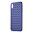 Soft Silicone Gel Leather Snap On Case for Apple iPhone X Blue