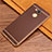 Soft Silicone Gel Leather Snap On Case for Huawei Honor 6C Pro Brown