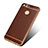 Soft Silicone Gel Leather Snap On Case for Huawei Honor 7X Brown