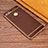 Soft Silicone Gel Leather Snap On Case for Huawei Honor 7X Brown