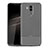 Soft Silicone Gel Leather Snap On Case for Huawei Maimang 7 Gray