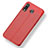 Soft Silicone Gel Leather Snap On Case for Samsung Galaxy A8 Star Red