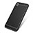 Soft Silicone Gel Leather Snap On Case L02 for Apple iPhone Xs Black