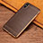 Soft Silicone Gel Leather Snap On Case L03 for Apple iPhone Xs Brown