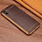 Soft Silicone Gel Leather Snap On Case L03 for Apple iPhone Xs Brown