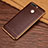 Soft Silicone Gel Leather Snap On Case W01 for Huawei Honor 8 Pro Brown