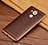 Soft Silicone Gel Leather Snap On Case W01 for Huawei Mate 8 Brown