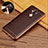 Soft Silicone Gel Leather Snap On Case W01 for Huawei Mate 9 Brown