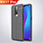 Soft Silicone Gel Leather Snap On Case W01 for Oppo RX17 Pro Black