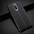 Soft Silicone Gel Leather Snap On Case W01 for Oppo RX17 Pro Black