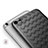 Soft Silicone Gel Leather Snap On Case W02 for Apple iPhone 6S Plus Black