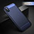 Soft Silicone Gel Matte Finish Cover for Apple iPhone X Blue