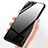 Soft Silicone Gel Mirror Cover with Finger Ring Stand for Huawei Honor V10 Black