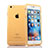 Soft Transparent Flip Case for Apple iPhone 6S Plus Gold