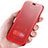 Soft Transparent Flip Case for Apple iPhone X Red