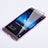 Soft Transparent Flip Case for Huawei Mate S Purple