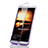 Soft Transparent Flip Cover for Huawei Mate 7 Purple