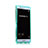 Soft Transparent Flip Cover for Huawei P9 Plus Sky Blue