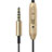 Sports Stereo Earphone Headphone In-Ear H34 Gold