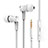 Sports Stereo Earphone Headset In-Ear H12 White