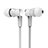 Sports Stereo Earphone Headset In-Ear H12 White