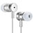 Sports Stereo Earphone Headset In-Ear H31 Silver