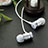 Sports Stereo Earphone Headset In-Ear H31 Silver