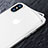 Tempered Glass Back Protector Film B09 for Apple iPhone X White