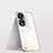 Transparent Crystal Frameless Hard Case Back Cover for Huawei Honor 70 Pro 5G Black