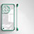 Transparent Crystal Frameless Hard Case Back Cover for OnePlus 11R 5G Green