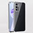 Transparent Crystal Frameless Hard Case Back Cover for OnePlus 9RT 5G