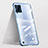 Transparent Crystal Frameless Hard Case Back Cover for Vivo iQOO 7 5G