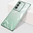 Transparent Crystal Frameless Hard Case Back Cover for Vivo V27 Pro 5G