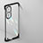 Transparent Crystal Frameless Hard Case Back Cover H01 for Huawei Honor 80 Pro 5G