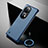 Transparent Crystal Frameless Hard Case Back Cover H01 for Huawei P50 Pro Blue