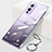 Transparent Crystal Frameless Hard Case Back Cover H01 for OnePlus 9 5G Silver