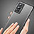 Transparent Crystal Frameless Hard Case Back Cover H02 for Vivo X70 Pro 5G