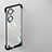 Transparent Crystal Frameless Hard Case Back Cover H03 for Huawei Honor 60 Pro 5G