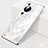 Transparent Crystal Frameless Hard Case Back Cover H03 for Huawei P60 Pro Silver