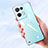 Transparent Crystal Frameless Hard Case Back Cover H03 for Xiaomi Redmi Note 13 5G