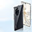 Transparent Crystal Frameless Hard Case Back Cover T01 for Huawei Honor 100 Pro 5G Clear
