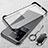 Transparent Crystal Frameless Hard Case Back Cover with Magnetic Finger Ring Stand for Vivo iQOO 11 Pro 5G