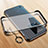 Transparent Crystal Frameless Hard Case Back Cover with Magnetic Finger Ring Stand for Vivo iQOO Neo7 5G